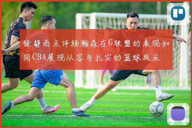 徐静雨点评杨瀚森在G联盟的表现如同CBA展现从容与扎实的篮球风采