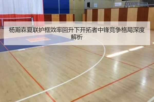 杨瀚森夏联护框效率回升下开拓者中锋竞争格局深度解析